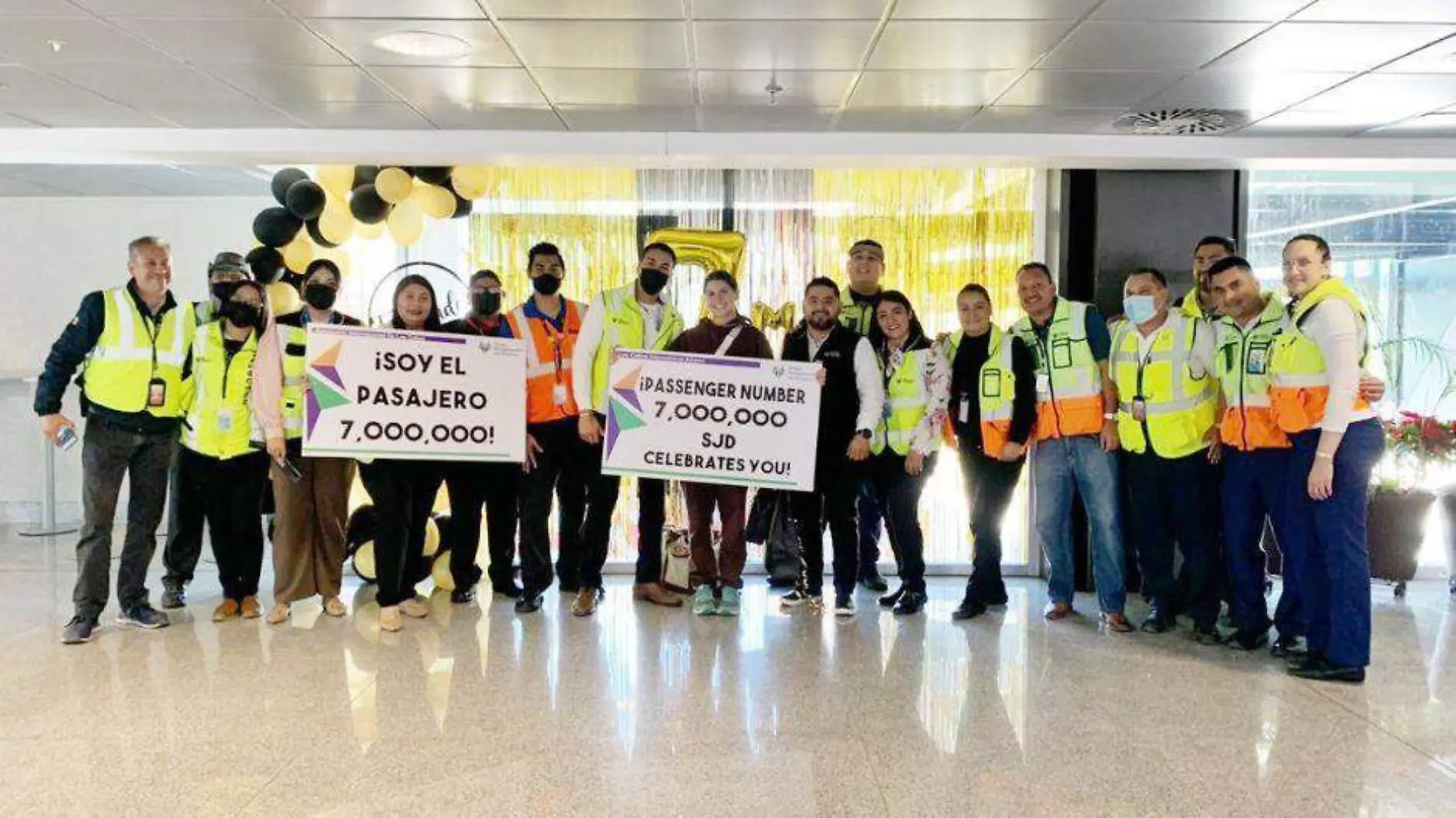 Pasajero número 7 millones aeropuerto de Los Cabos